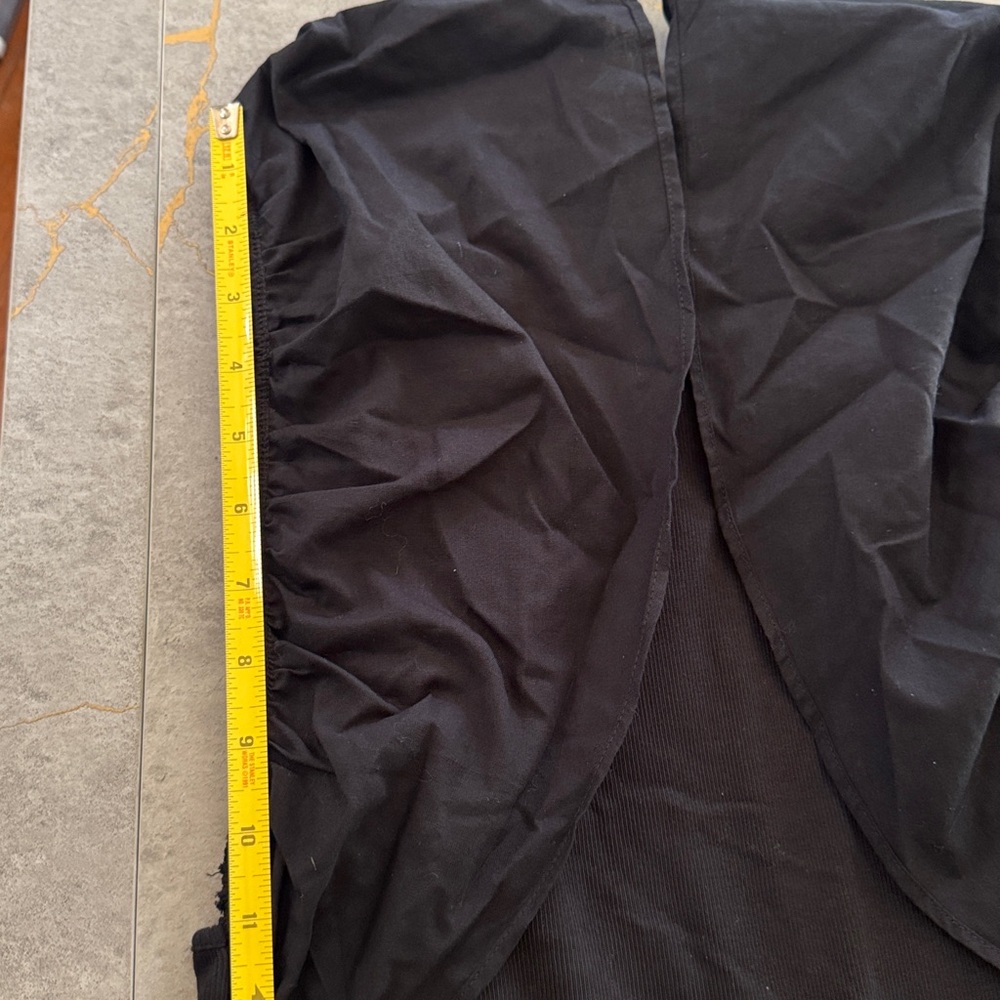 Zara Black Flutter Sleeve Midi Sundress - Picture 16 of 16